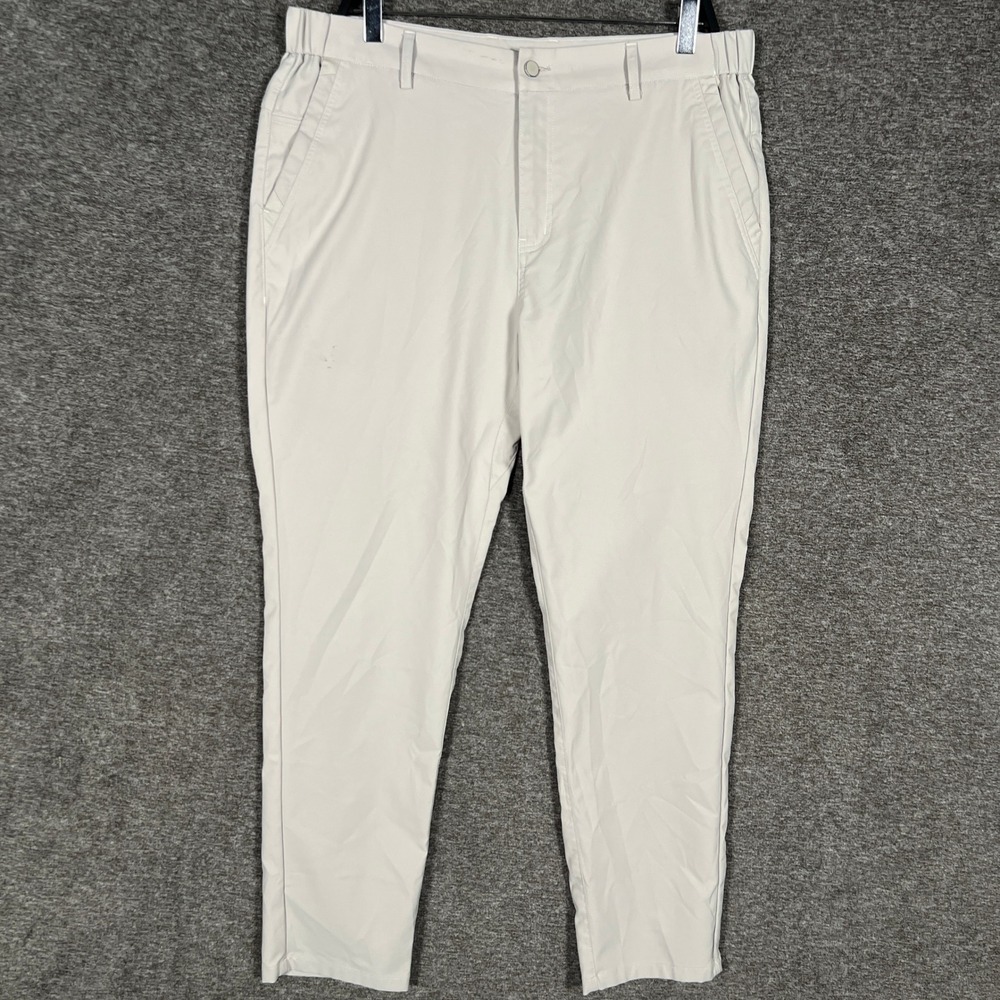 Jack Archer Jetsetter‎ Tech Mens 36/30 Beige Golf Pants Lightweight Chino Casual